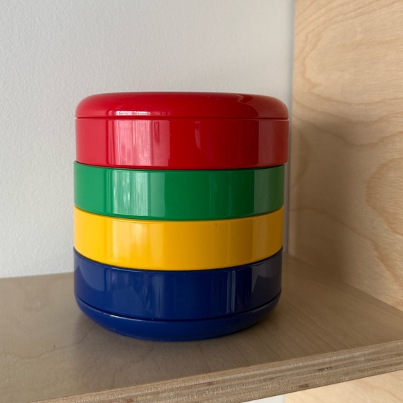 Vintage Italy Rexite MULTIPLOR 900 Primary Colour Rino Pirovano Desk Organizer - Picture 11 of 11